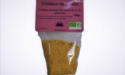 Le safran - l'or rouge des Ardennes - Cristaux De Safran, Cristaux De Sucre De Canne Bio Au Safran x6