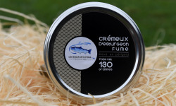 Pisciculture des eaux de l'Inval - 6 Crémeux d'Esturgeon Fumé - 130 gr