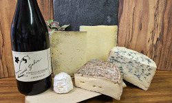 La Fermière - Box découverte  Fromages et Vin d'Auvergne 1,180kg