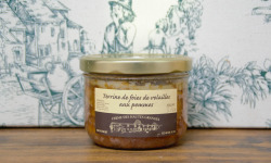 Ferme des Hautes Granges - Terrine de foies de volailles aux pommes - 370 g