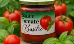 Nature et Saveurs - Ferme Aquaponique et Permacole Astérienne - Sauce concentrée Tomates Anciennes & Basilic Génois