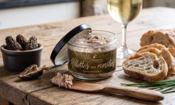 Le Tuyé de Mésandans - Rillettes aux morilles 180g