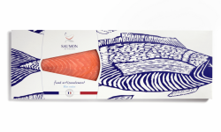 Saumon de France - Saumon de France fumé - 1 filet prétranché 900 g
