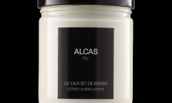 La Ferme d'Alcas - Yaourt citron & bergamote 400g - lot de 10 unités