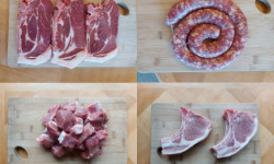 Le Clos des Papilles - Groin - Colis de porc noir 2kg