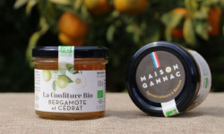 Maison Gannac - Confiture Bio de Bergamote et Cédrat - 130 gr