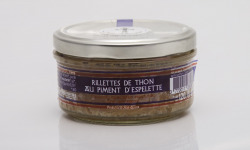 ONAKE - Le Fumoir du Pays Basque - Rillettes de thon de St-Jean de luz au piment d'Espelette x12