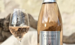 Domaine de la Chopinière du Roy - Crémant de Loire Rosé Dry, Fines Bulles et Fruité  AOP - 6x75 cl