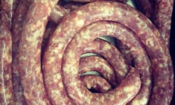 Le Noir du Picou Elodie Ribas - Saucisses Fraîches Pur Porc Gascon Bio 500g