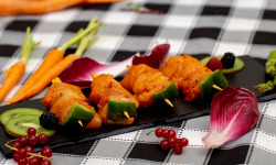 La ferme Grandvillain - Mini Brochettes - Tapas De Poulet - Marinade Tex-mex - 4  X 80 G