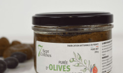 Sept Collines - Tartinable apéritif - Purée d'Olives aux Figues 200 g