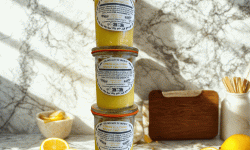 Les Bocaux du Bistrot - (Lot de 2x 125g) Citron à la crème, biscuit Cantuccini