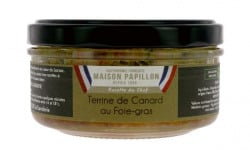 Maison PAPILLON - Artisan depuis 1955 - Terrine de Canard au Foie-Gras 130g