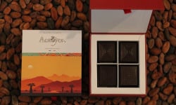 Acaoyer - Coffret carrés de chocolat noir (20 carrés)