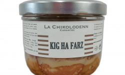 La Chikolodenn - Kig Ha Farz, La Potée Bretonne Avec Le Farz Au Sarrasin Et De La Poitrine, Plat Individuel 280g