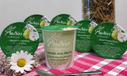 Lait Prairies du Boulonnais - Yaourt brassé Poire - 6 x 125g