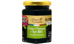 Maison du Pruneau - Cueillette du Gascon - Crème de Pruneaux Bio - Pot de 220g