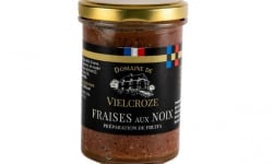 Domaine de Vielcroze - Confiture de Fraise aux Noix - 210 GR