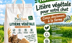 Pat'O Blé - Litière végétale Pure son pour votre chat