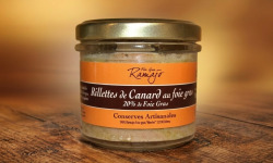 Maison Ramajo - Rillettes de canard au foie gras 100g