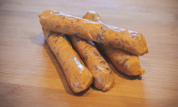 Les Saisissantes - Saucisses de haricots rouges au paprika fumé 75g x8