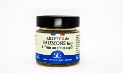 Les Huîtres du Père Gus - Rillettes de saumon frais et fumé au citron confit