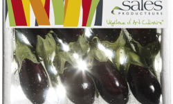 Maison Sales - Végétaux d'Art Culinaire - 12- Mini Aubergine - 8 Pièces