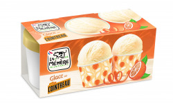 Les Glaces du Semnon - La Mémère - Lot de deux petits pots glaces La Mémère Cointreau