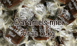La Ferme des Cara-Meuh - Caramels au miel BIO - Vrac 5kg