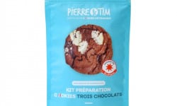 Pierre & Tim Cookies - Kit préparation cookies trois chocolats