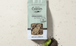 Bière L’Eurélienne – Brasserie de Chandres - CRACKERS THYM aux drêches de bière - Atelier Crosnier