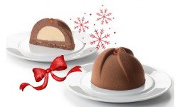 Traiteur Gourmet d'Alsace - Dômes au chocolat et cœur crème brulée 2 pers