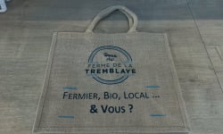 Ferme de La Tremblaye - Sac Cabas en Toile de Jute Ferme de la Tremblaye