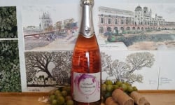 Cave Creuzet - Les Caves aux Caux - Vin pétillant Rosé - Brut - Lot de 6