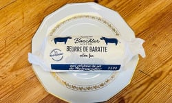 Ferme Sereine en Périgord - Beurre BAECHLER de Baratte – pasteurisé aux cristaux de sel de Noirmoutier à 82% de MG - 250g - Extr