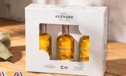 Huilerie Maison Guénard - COFFRET CADEAU 100 % Français - 3x9 CL NOIX/NOISETTE/AMANDE