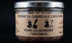 Ferme les Avoineries - Terrine de chevreau 2 moutardes 180g