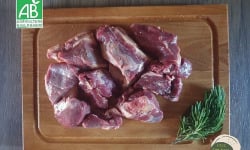 Ferme GAEC Côte Pardin - [SURGELÉ] Bourguignon de boeuf BIO Race Aubrac - 1 kg