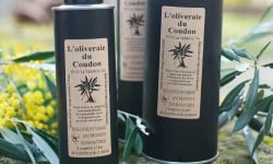 L'OLIVERAIE DU COUDON - Huile d'olive Prestige à l'ancienne  FRUITE NOIR 75cl