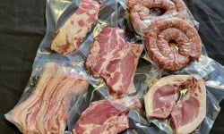 Duo Gascon - Colis de porc noir le petits plaisirs 2,5kg