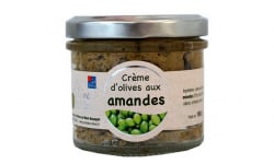 Les amandes et olives du Mont Bouquet - Crème d'olives et amandes 100 g