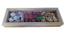 La confiserie d’antan 100% bio - 3 compartiments mélanges Amande caramélisées - 100 gr