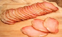 Les Jambons de Lessay - Bacon fumés et séchés en tranches 80g x 5 unités