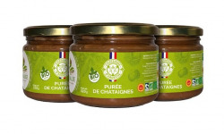 La vallée des châtaigniers - lot de 3 pots Purée de châtaignes BIO Ardèche