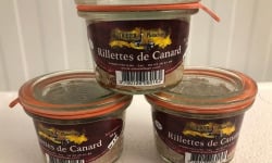 Ferme de Pleinefage - Rillettes de Canard - Verrine de 60g "MEDAILLE ARGENT AU CONCOURS SAVEURS NOUVELLE AQUITAINE 2024"