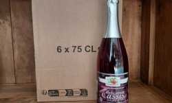Le Domaine du Framboisier - Pétillant de Cassis sans alcool (6x75cl)