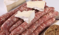 La Ferme du Louvier - Chipolatas au camembert  320g de porc élevé en plein air