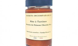 Secrets Incomparables - Pâte à Tartiner Noisettes du Piémont IGP Chocolat Noir 200g
