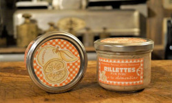 Charcuterie Mannei - Rillettes Fermières au Porc Noir Nustrale à la Clémentine