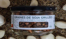 Payzan - Graines de soja grillées AIL ET FINES HERBES 90G